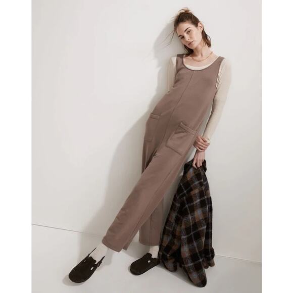 Madewell MWL L Superbrushed Pull On Jumpsuit Castle Rock MC198 - Picture 2 of 14
